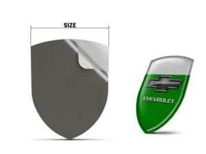 Chevrolet Adesivi Vetri Auto su Misura Stile Lusso Regolabili
